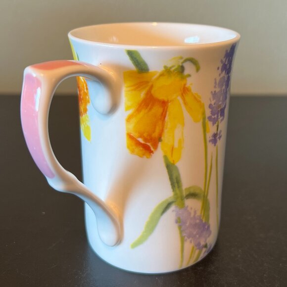 Dining Collection Floral Bone China Cup ~ Daffodils ~ Tulips ~ Hyacinths - Picture 5 of 8